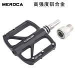 Folding Bike Quick Release Pedals Three Bearing Anti-Slip Pedals Ultra-Light Aluminum Alloy Cycling Pedals