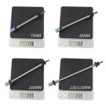 钛合金快拆杆花鼓拉杆山地自行车钛轴芯慢拆锁死铝合金螺母配件