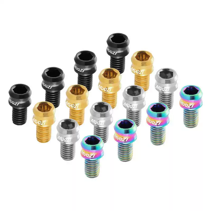 钛合金螺丝M5/M6C刹后拨变速器压线短螺丝自行山地公路车V刹夹器