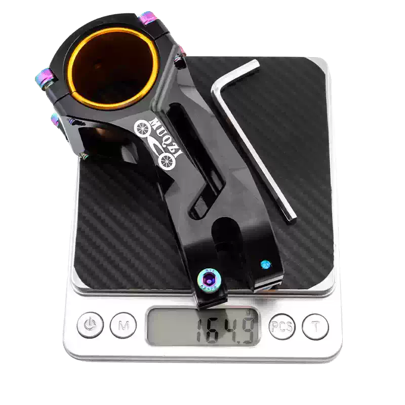 山地自行车短把立管31.8/35MM口径铝合金死飞公路车越野速降配件