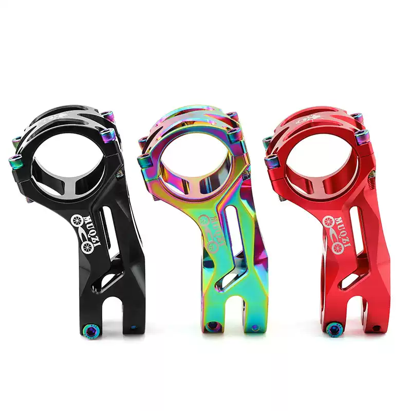 山地自行车短把立管31.8/35MM口径铝合金死飞公路车越野速降配件