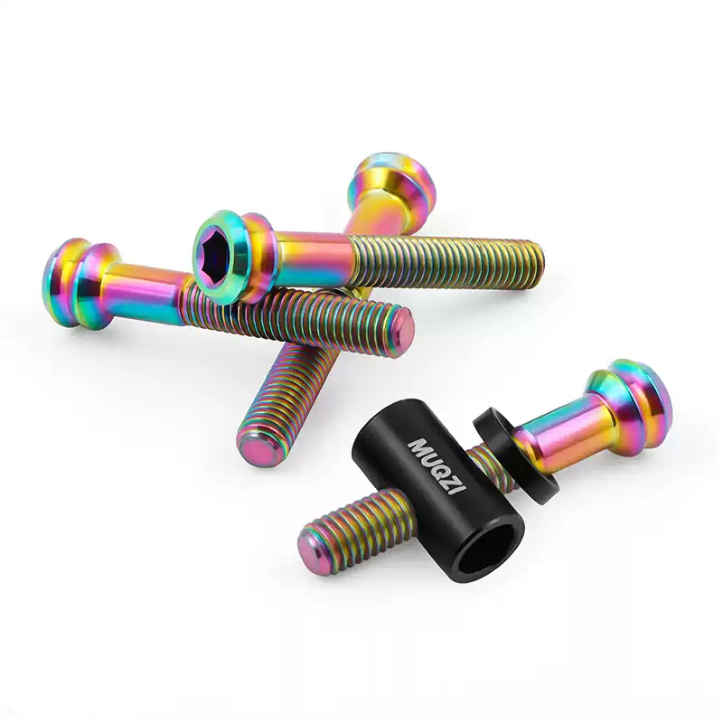 自行车座管座杆钛合金螺丝M5x30/40mm座杆座弓对锁固定螺丝