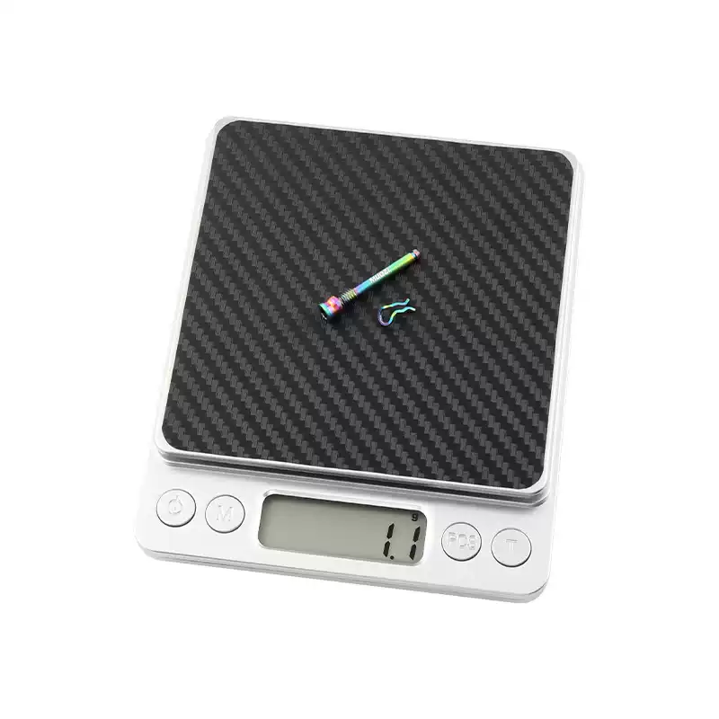 自行车油碟来令片插销螺丝钛合金XT XTR碟刹夹器公路车M4固定螺纹