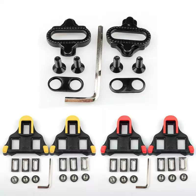 自行车锁鞋锁片LOOK自锁脚踏扣片SPD卡踏骑行零配件