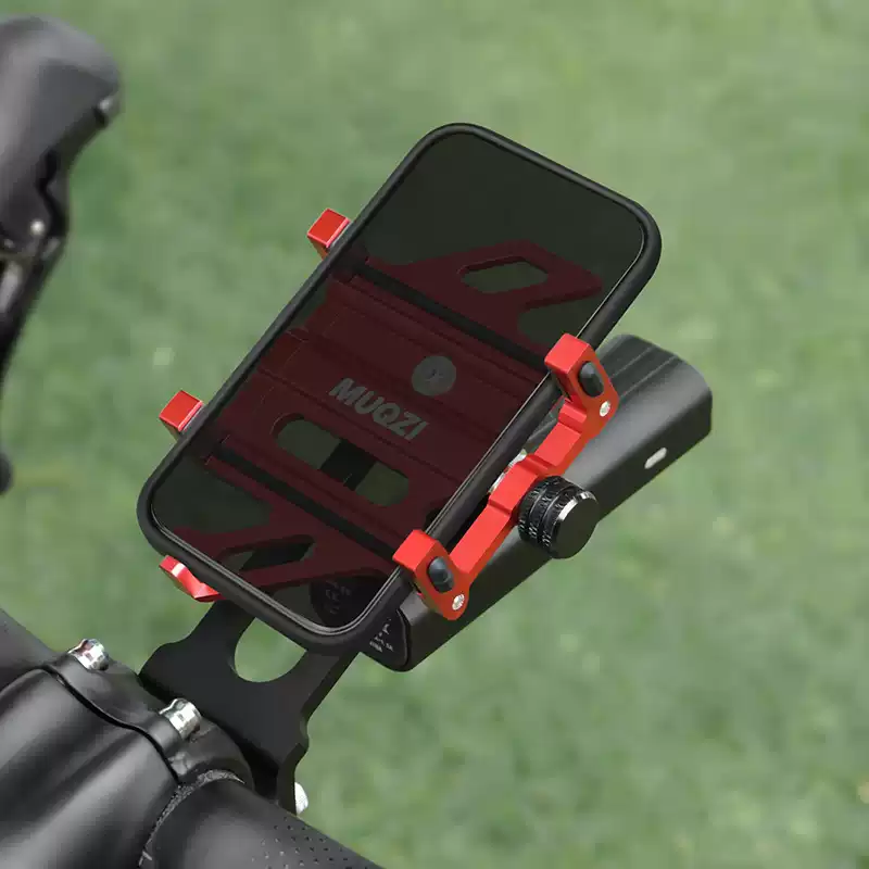 自行车手机支架一体车灯运动相机把立公路山地车旋转导航支架骑行