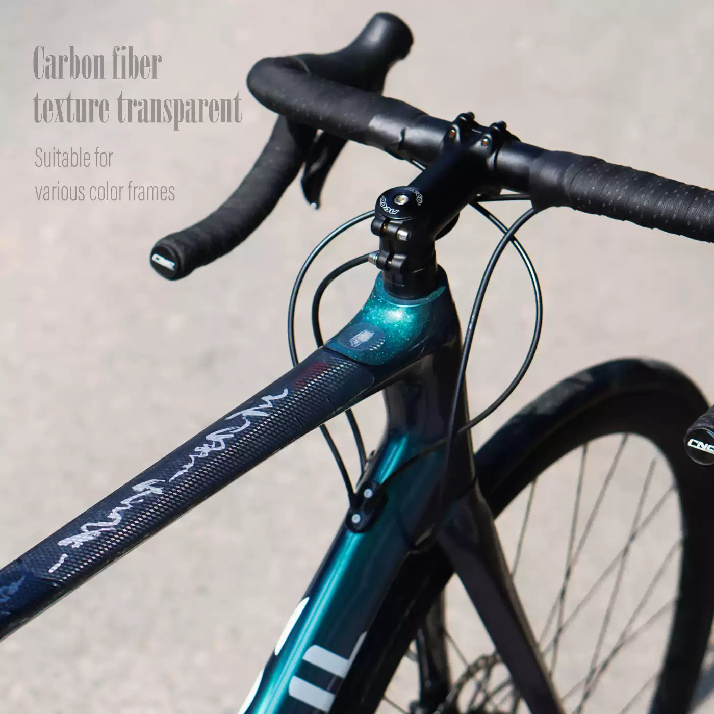 自行车保护膜国风书法耐磨砾石公路车防刮车衣车膜涂装贴纸护链