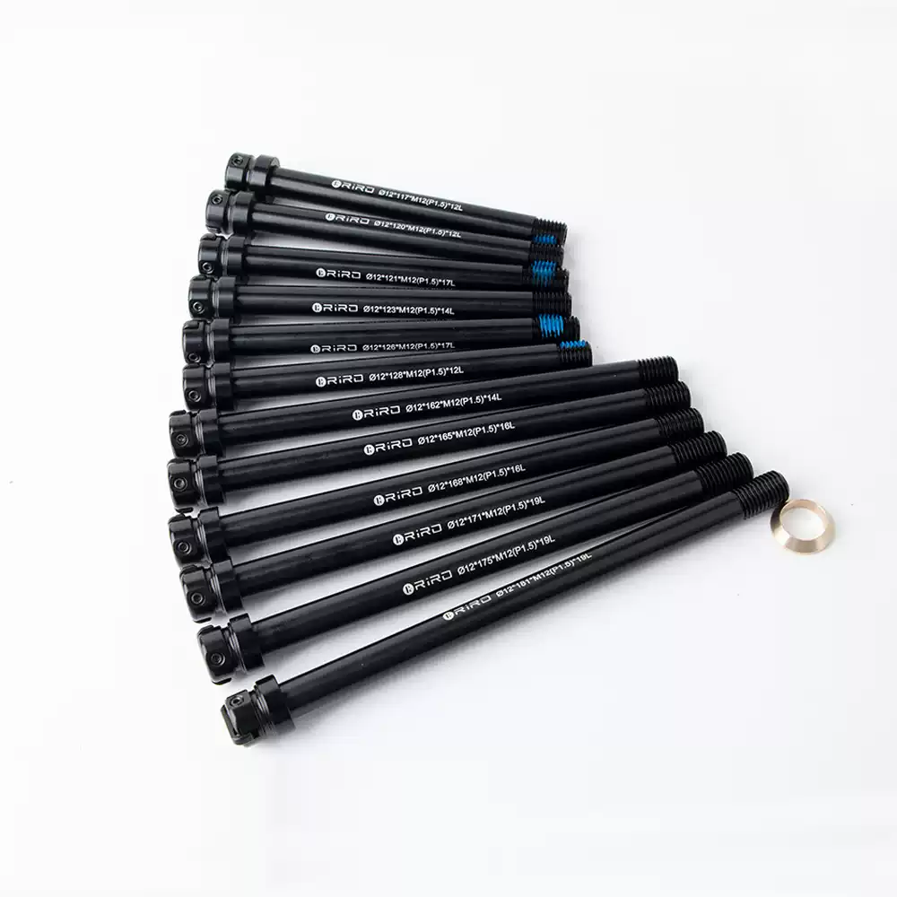 自行车快拆桶轴杆隐藏式公路车超轻碟刹前叉花鼓杆同筒轴螺丝