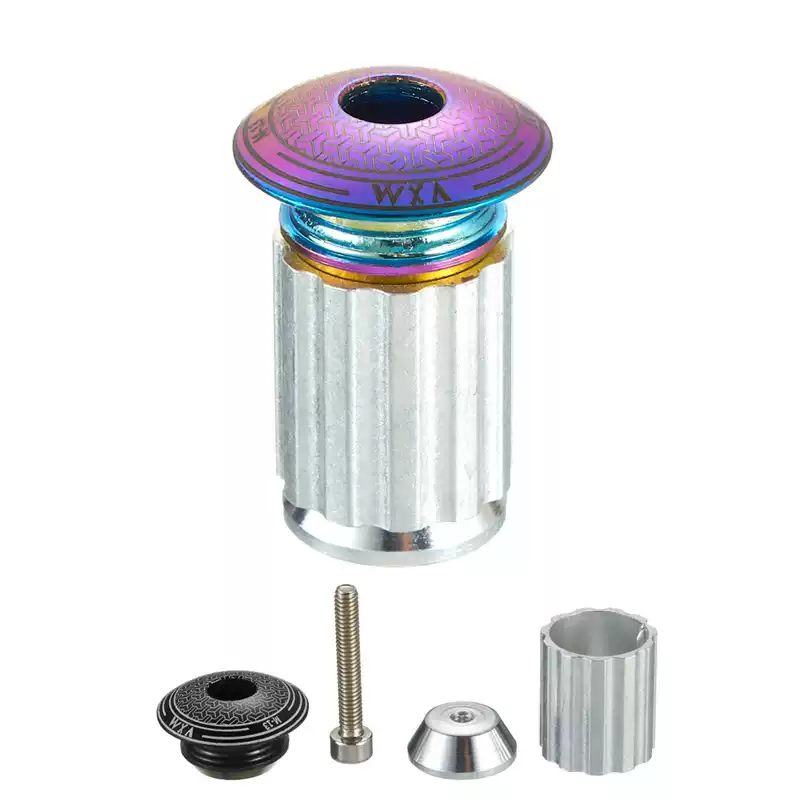 铝合金把堵公路车自行车弯把龙头膨胀把塞堵头山地车把套塞子