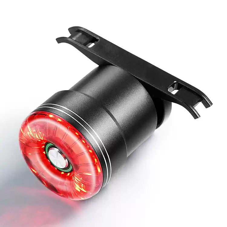 公路车智能刹车尾灯光山地自行车LED夜骑配件骑行装备灯配件