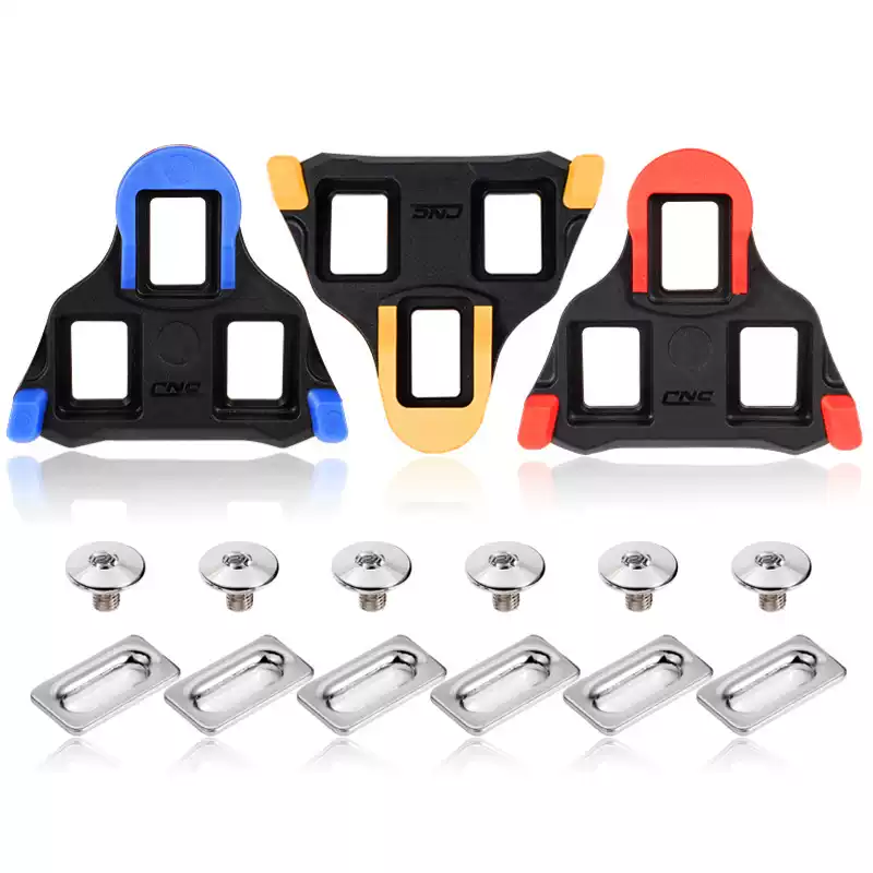 适用禧玛诺锁片6度骑行鞋锁鞋配件自行车脚踏锁片