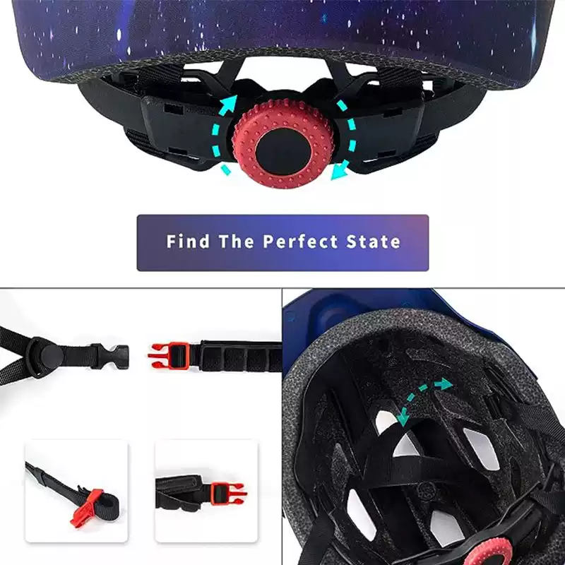 儿童自行车头盔滑板骑行男女儿童安全帽轮滑平衡车运动头盔安全帽