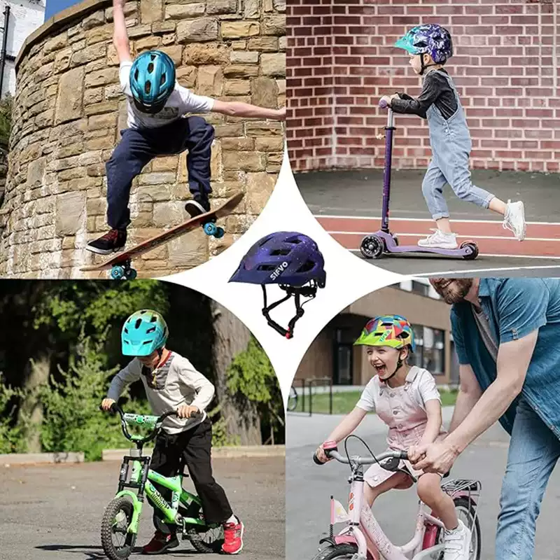 儿童自行车头盔滑板骑行男女儿童安全帽轮滑平衡车运动头盔安全帽