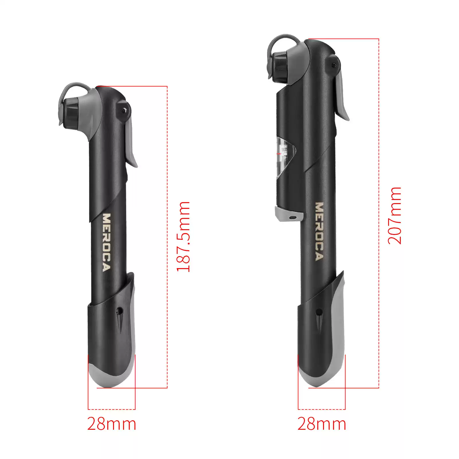 自行车打气筒迷你便携打气筒美嘴法嘴通用骑行装备