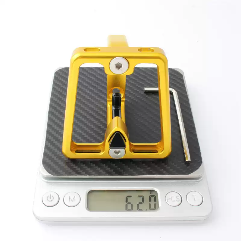 小布自行车前货架安装座猪鼻子托扣车包托座适配器折叠车快拆车筐配件