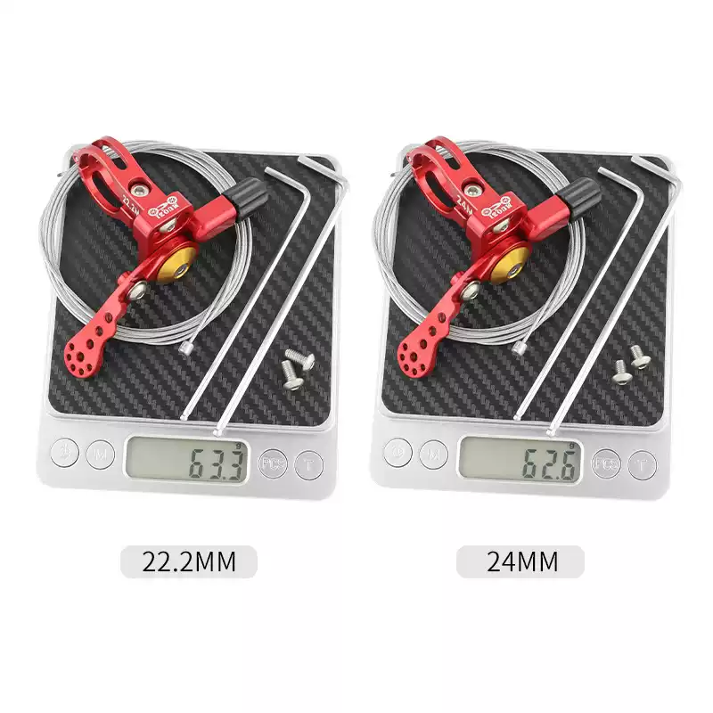 自行车山地车伸缩坐管线控器 升降座管控制器铝合金 线控开关坐杆