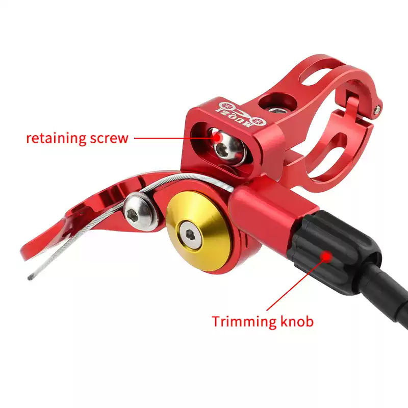 自行车山地车伸缩坐管线控器 升降座管控制器铝合金 线控开关坐杆