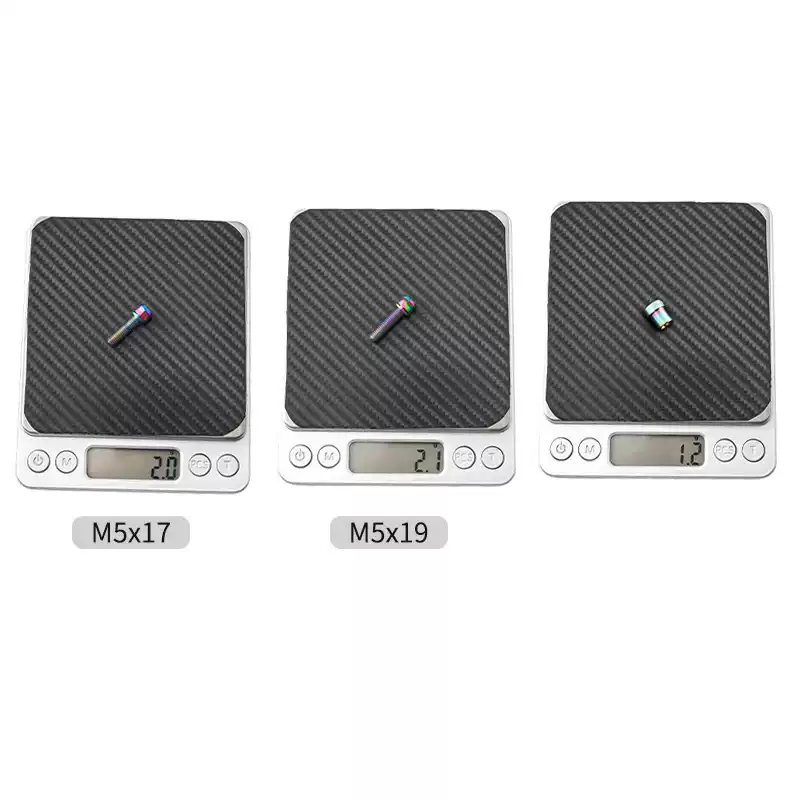 钛合金把立螺丝公路自行车对锁碳纤维把一体弯把立管螺母锁死单车